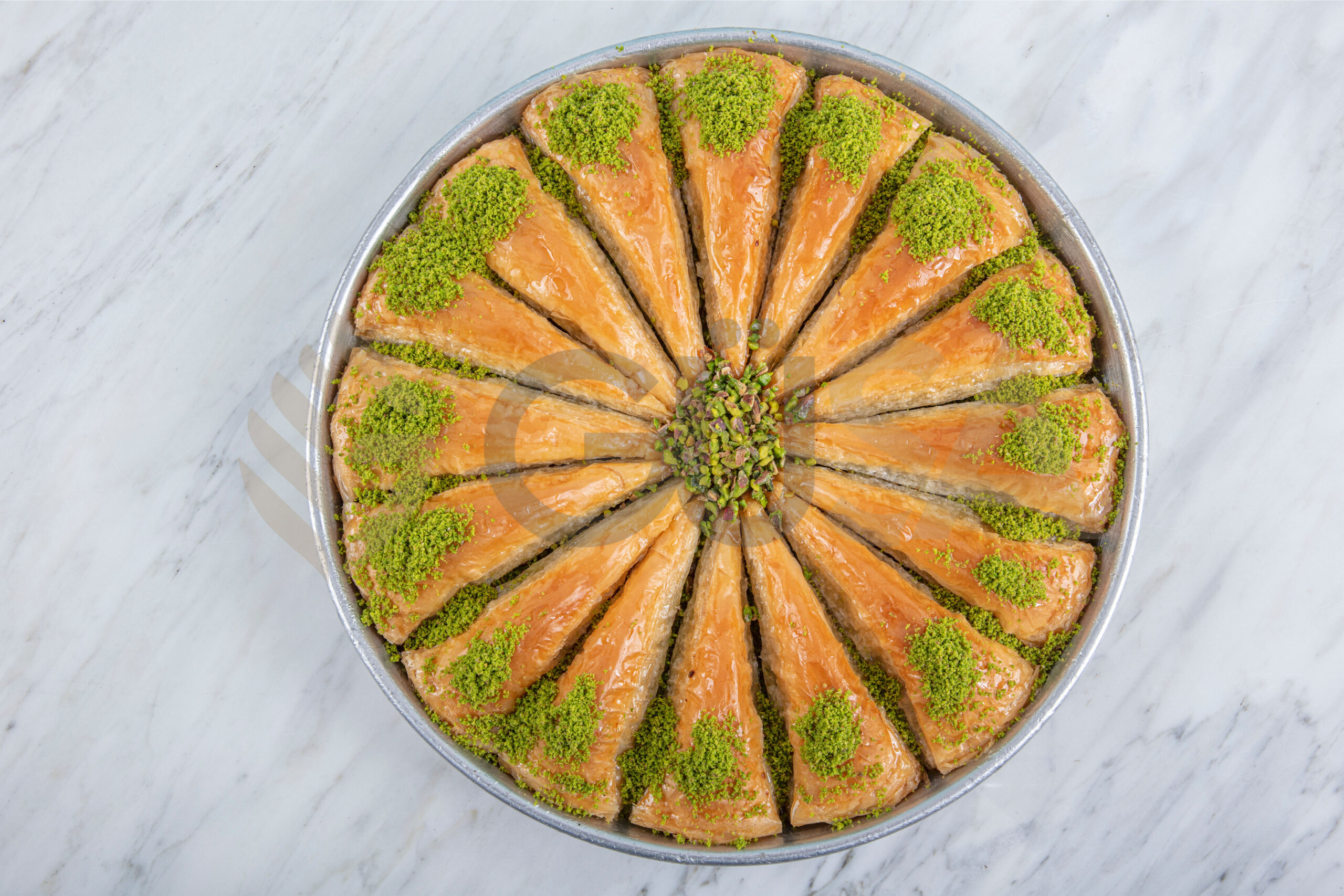 Gaziantep,Baklava,With,Pistachio,,Butter,Butter,,And,Gaziantep,Pistachio.,It