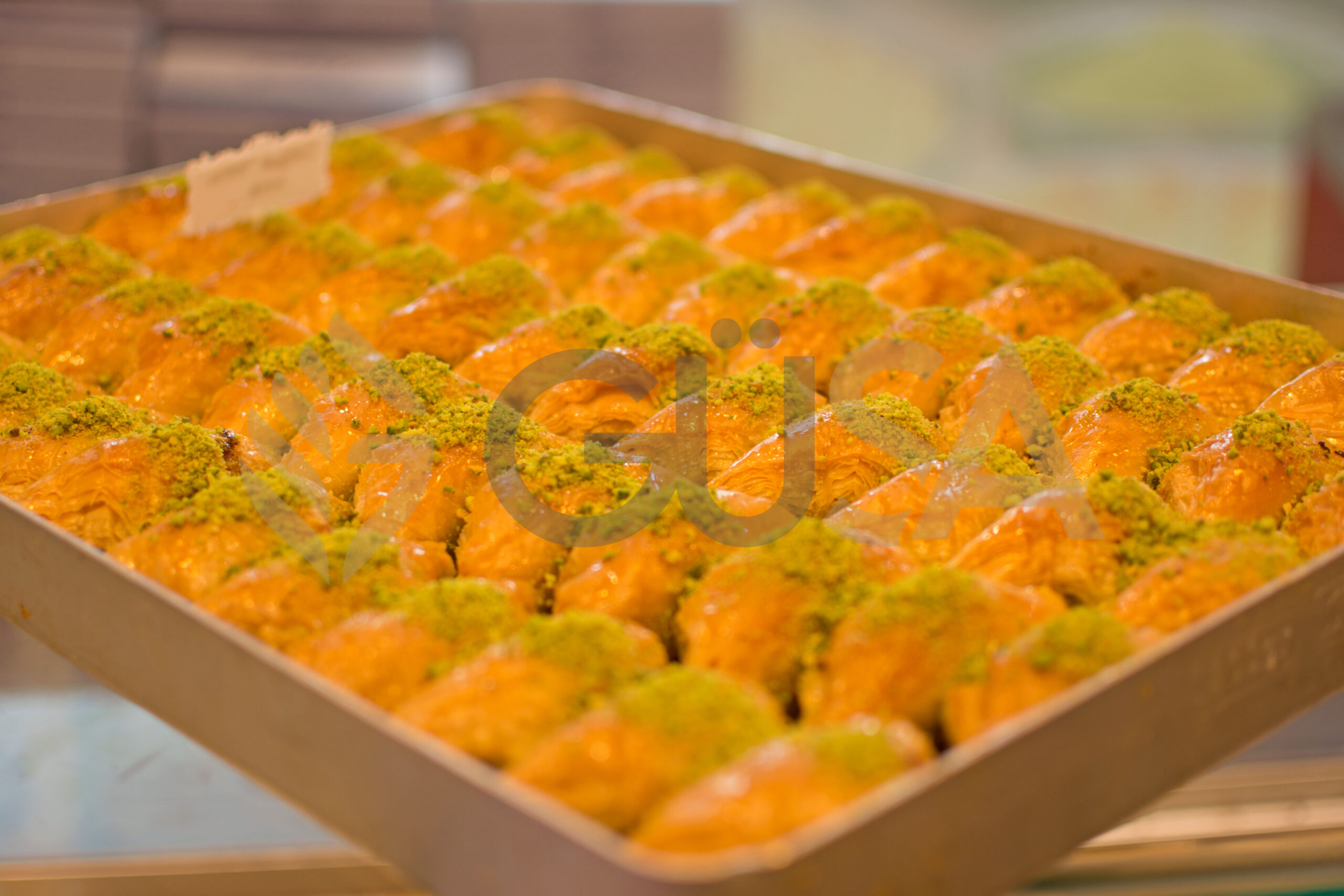 Gaziantep,Baklava,With,Pistachio,,Butter,Butter,,And,Gaziantep,Pistachio.,It